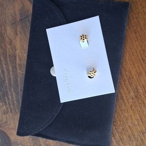 Ana Luisa 14k Gold Pleated Flower Earrings